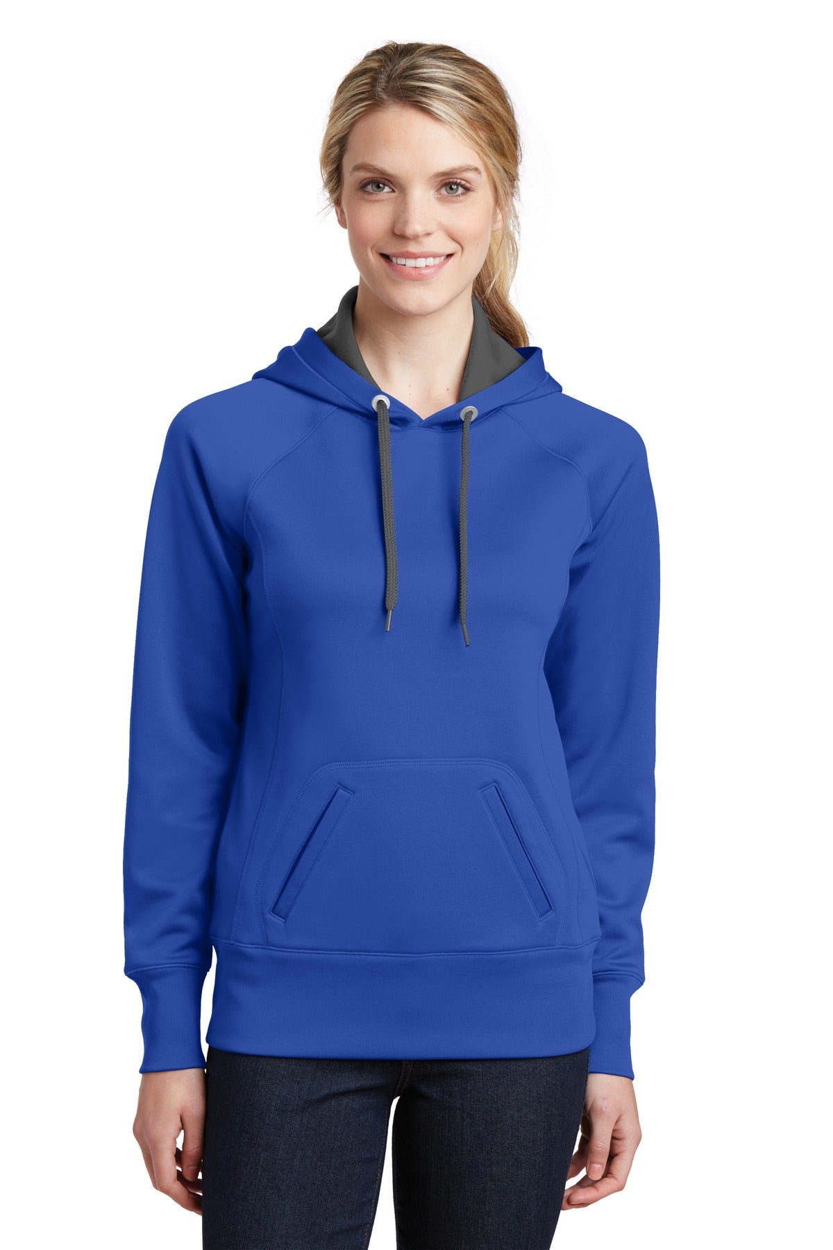 Sport-Tek Women's Tech Fleece Hooded Sweatshirt LST250 Womens Apparel Sweatshirts & Fleece
