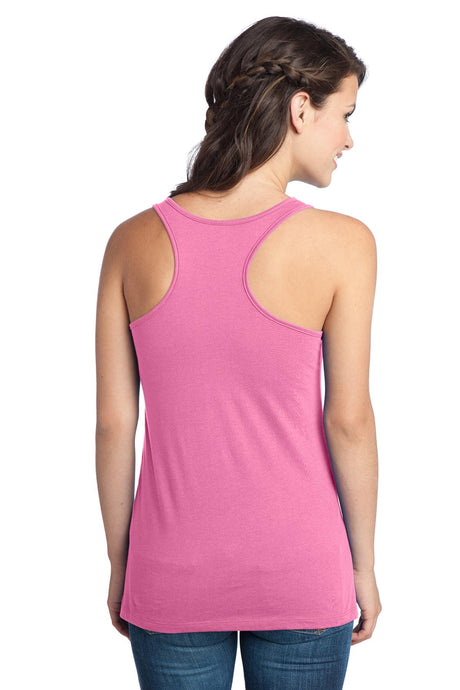 District - Juniors 60/40 Racerback Tank. DT237 Womens Apparel Shirts & Tops