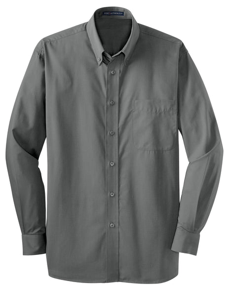 Port Authority Tonal Pattern Easy Care Shirt. S613 Mens Apparel Shirts & Tops