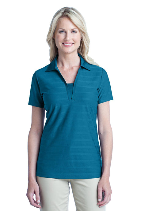 Port Authority Ladies Horizontal Texture Polo. L514 Womens Apparel Shirts & Tops