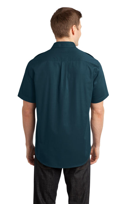 Port Authority Stain-Release Short Sleeve Twill Shirt. S648 Mens Apparel Shirts & Tops