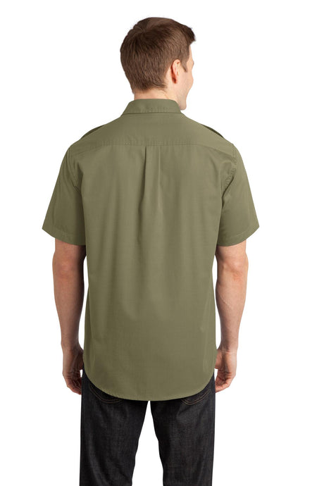 Port Authority Stain-Release Short Sleeve Twill Shirt. S648 Mens Apparel Shirts & Tops