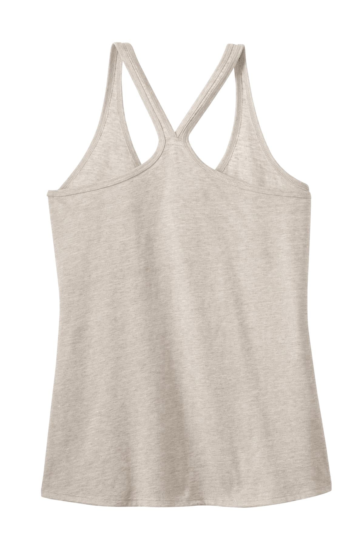 District - Juniors Tri-Blend T-Back Tank DT250 Womens Apparel Shirts & Tops