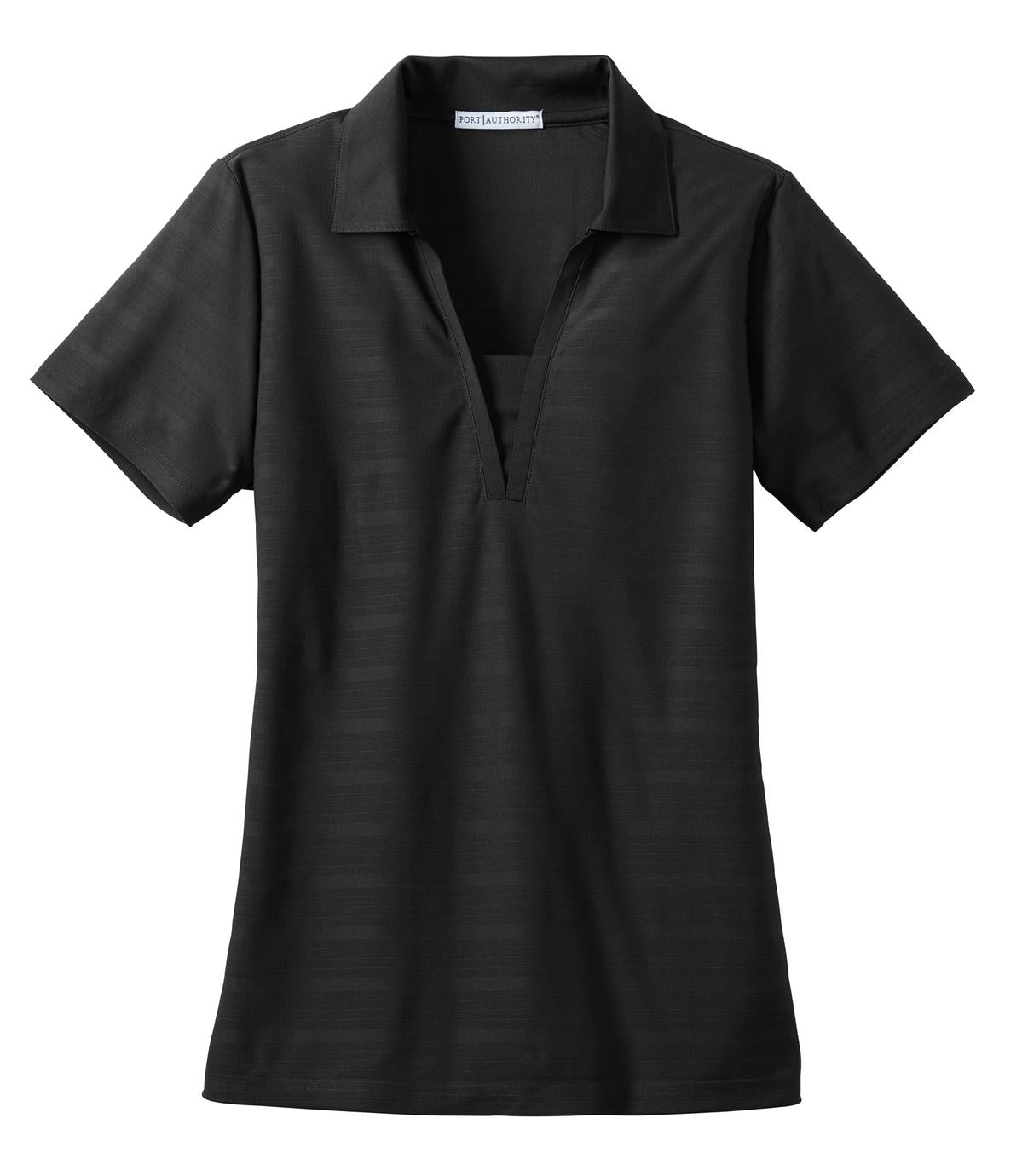 Port Authority Ladies Horizontal Texture Polo. L514 Womens Apparel Shirts & Tops