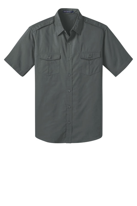 Port Authority Stain-Release Short Sleeve Twill Shirt. S648 Mens Apparel Shirts & Tops