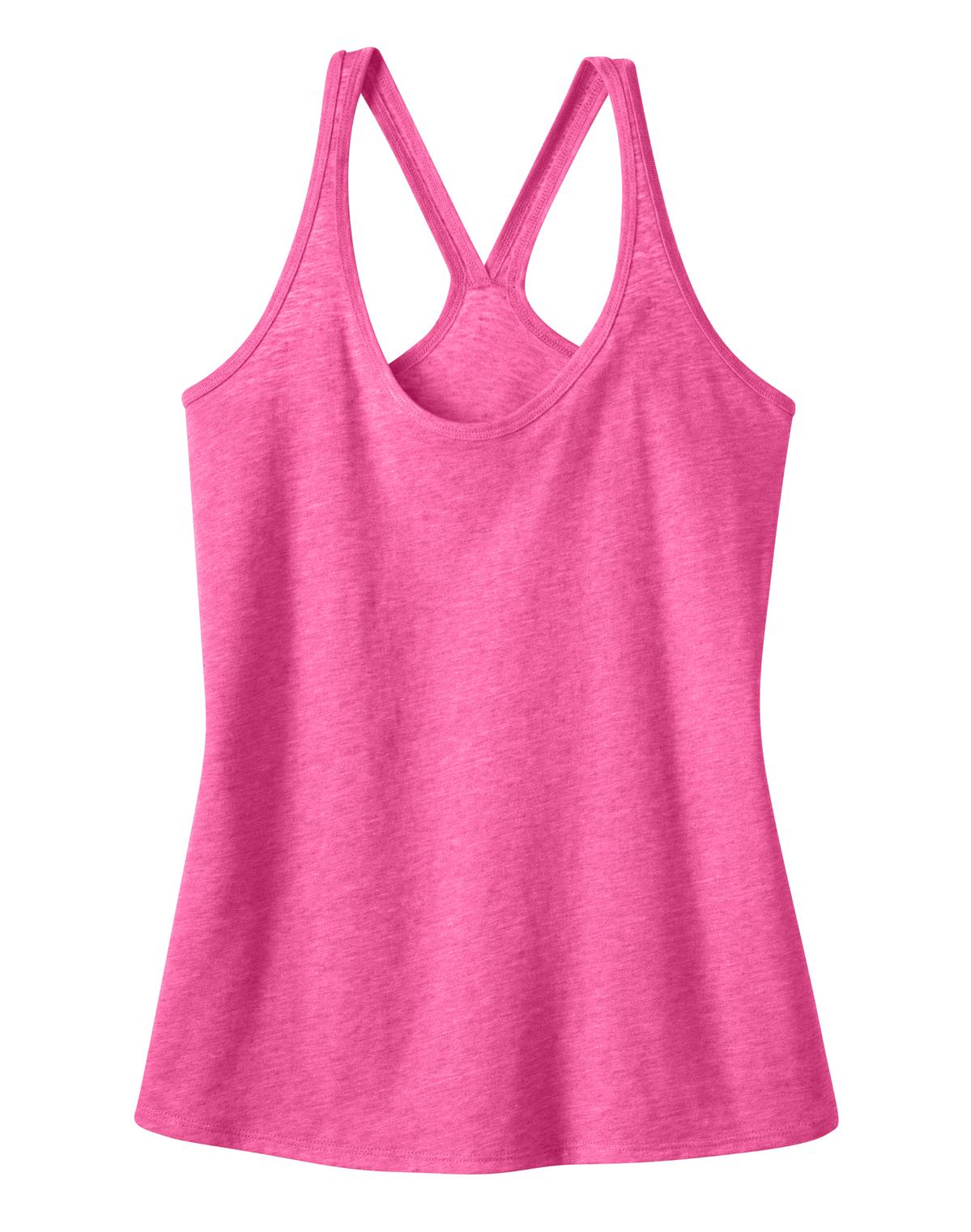 District - Juniors Tri-Blend T-Back Tank DT250 Womens Apparel Shirts & Tops