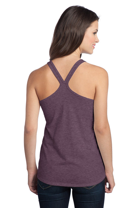 District - Juniors Tri-Blend T-Back Tank DT250 Womens Apparel Shirts & Tops