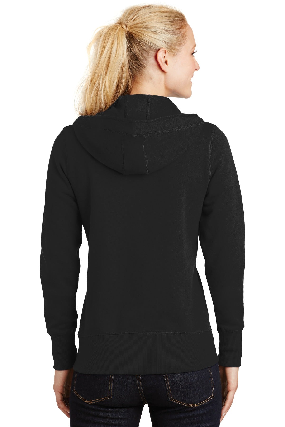 Sport-Tek Women's Full-Zip Hooded Fleece Jacket Womens Apparel Jackets & Vests
