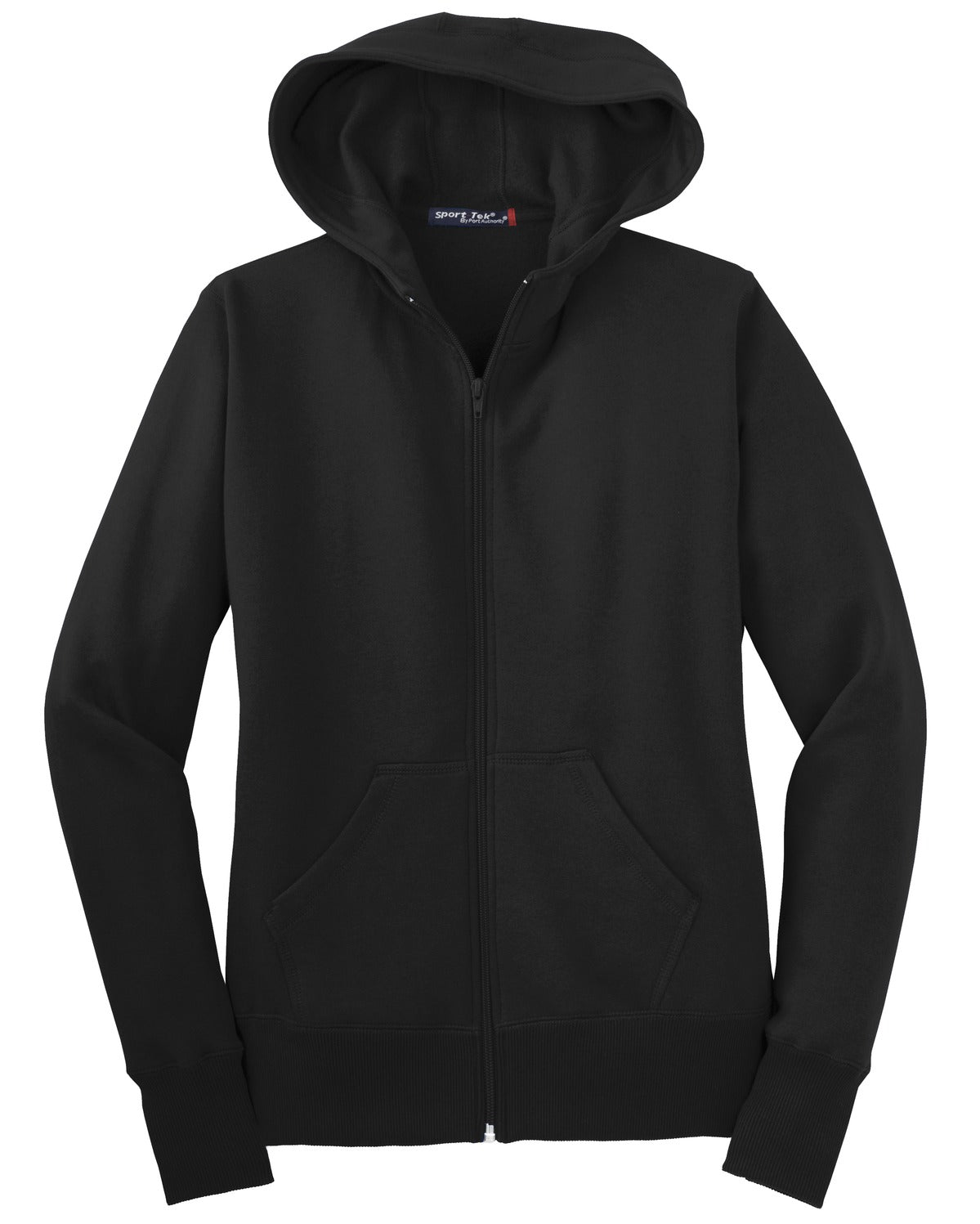 Sport-Tek Women's Full-Zip Hooded Fleece Jacket Womens Apparel Jackets & Vests