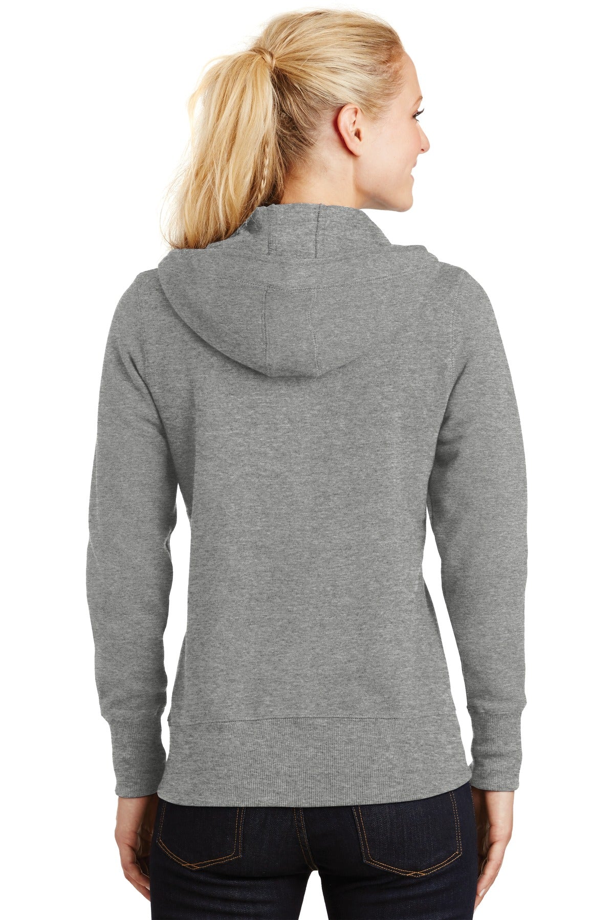 Sport-Tek Women's Full-Zip Hooded Fleece Jacket Womens Apparel Jackets & Vests