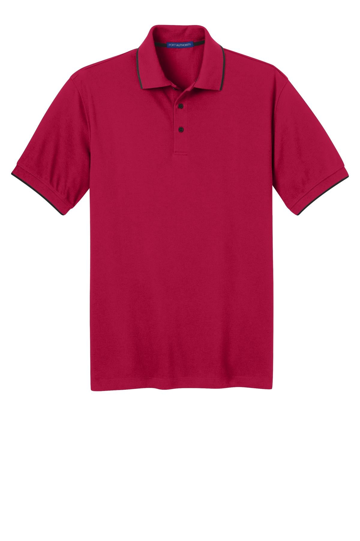 Port Authority Rapid Dry Tipped Polo. K454
