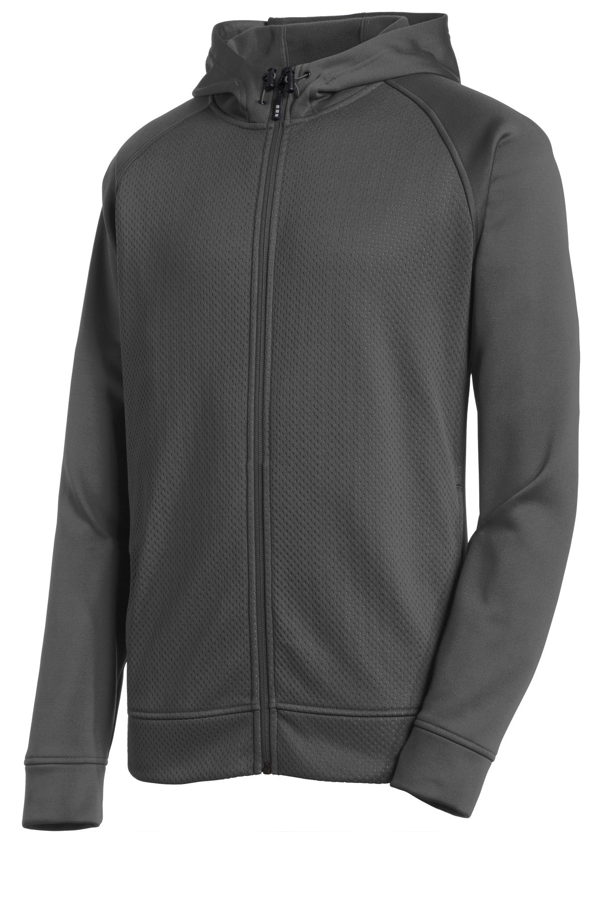 Sport-Tek Women's Rival Tech Fleece Full-Zip Hooded Jacket Womens Apparel Sweatshirts & Fleece