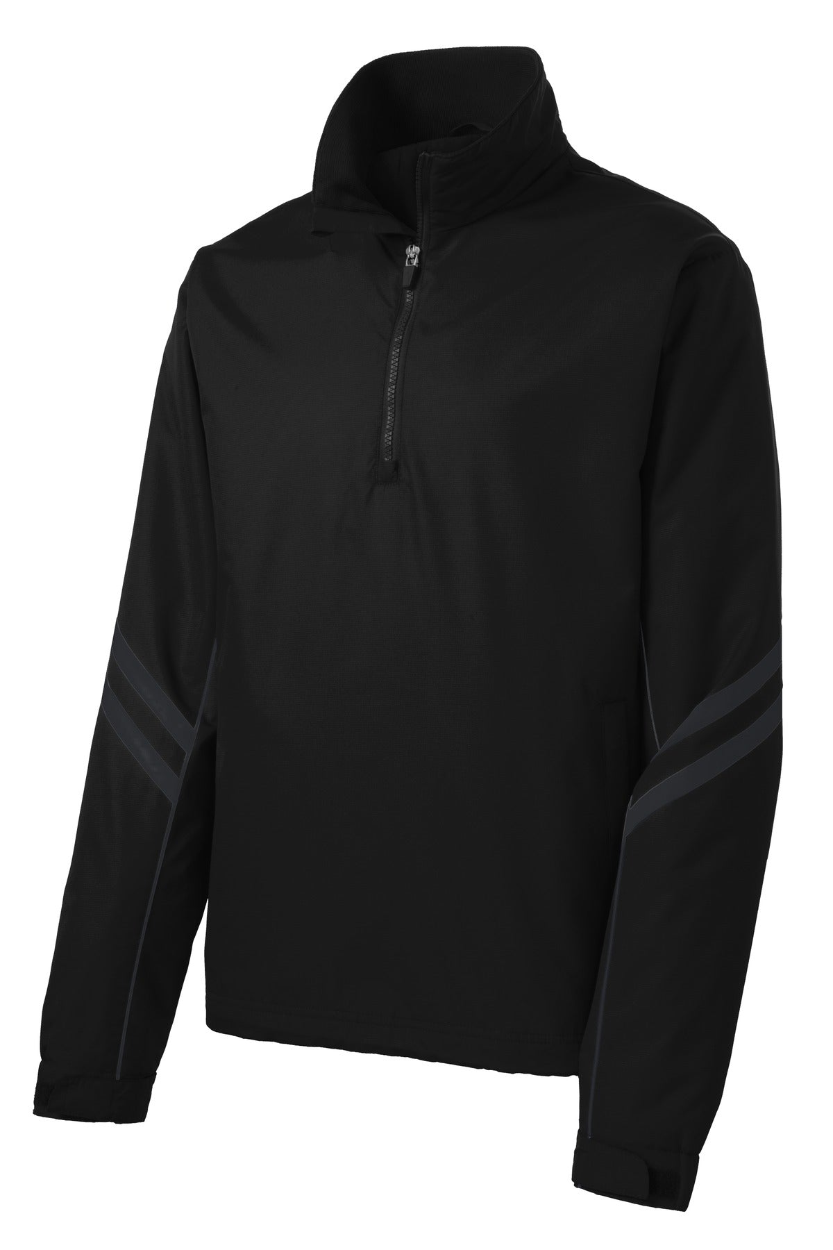 Sport-Tek Men's Shield Ripstop 1/2-Zip Pullover Mens Apparel Jackets & Vests