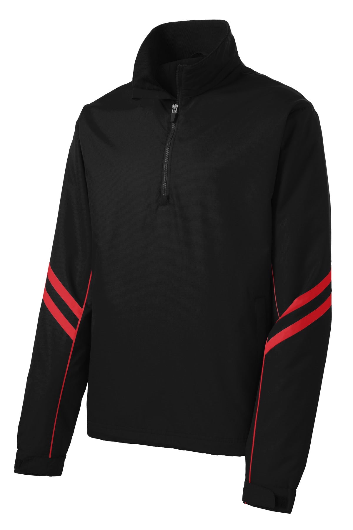 Sport-Tek Men's Shield Ripstop 1/2-Zip Pullover Mens Apparel Jackets & Vests