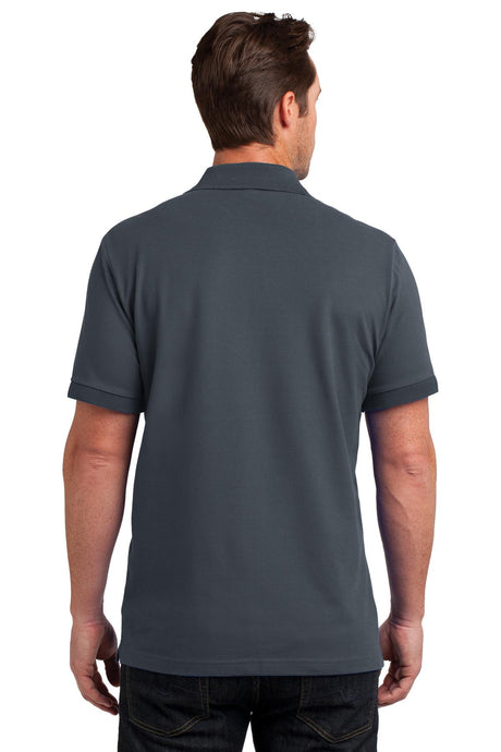 District Made Mens Stretch Pique Polo. DM325 Mens Apparel Shirts & Tops