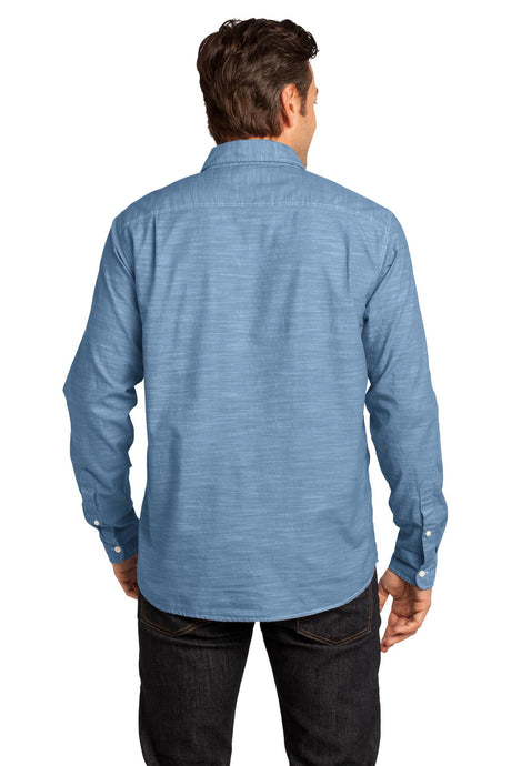 District Men's Made Long Sleeve Washed Woven Shirt Mens Apparel Shirts & Tops