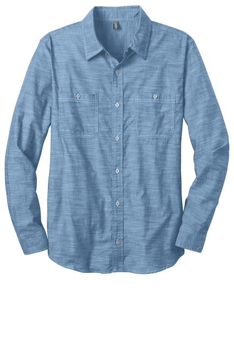 District Men's Made Long Sleeve Washed Woven Shirt Mens Apparel Shirts & Tops