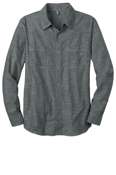 District Men's Made Long Sleeve Washed Woven Shirt Mens Apparel Shirts & Tops