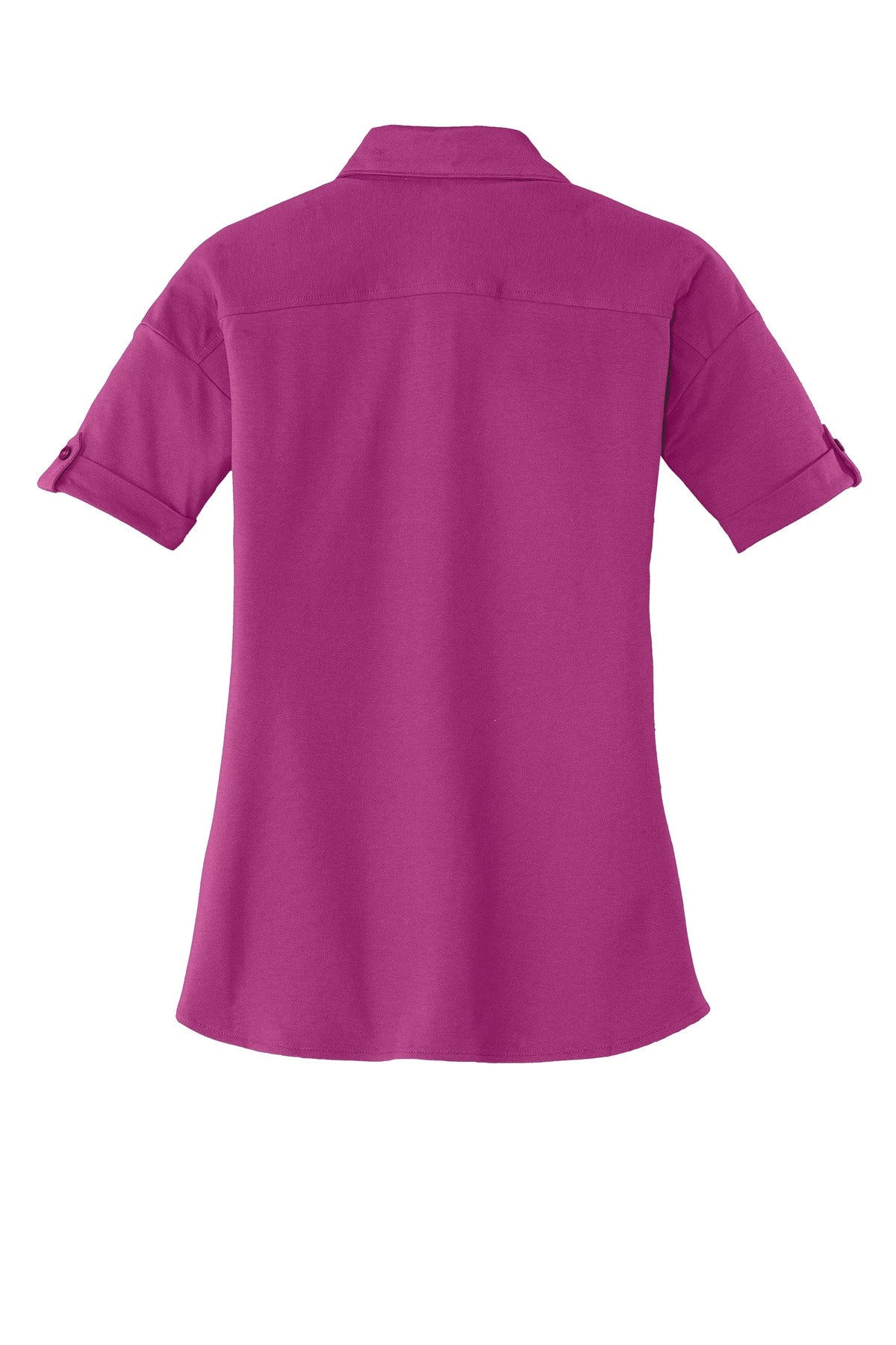 Port Authority Women's Stretch Pique Button-Front Shirt