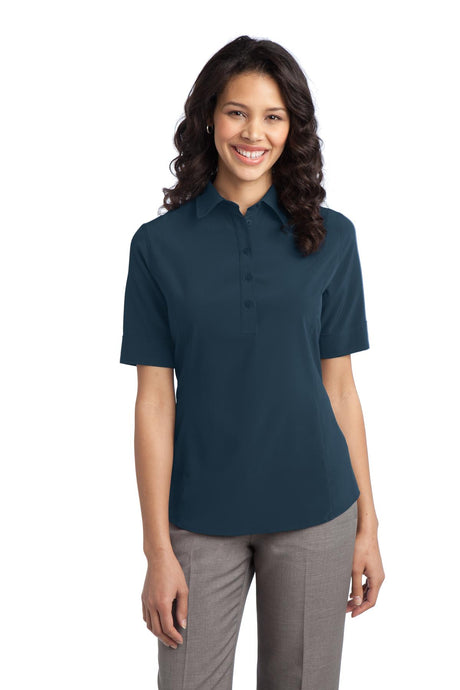Port Authority Ladies Ultra Stretch Polo. L650 Womens Apparel Shirts & Tops