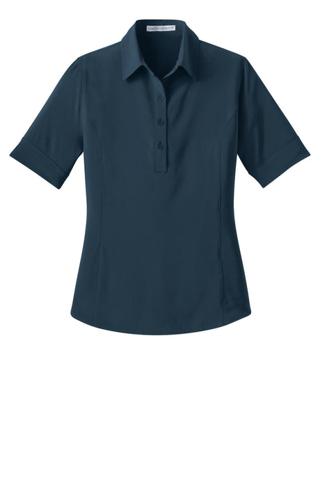 Port Authority Ladies Ultra Stretch Polo. L650 Womens Apparel Shirts & Tops