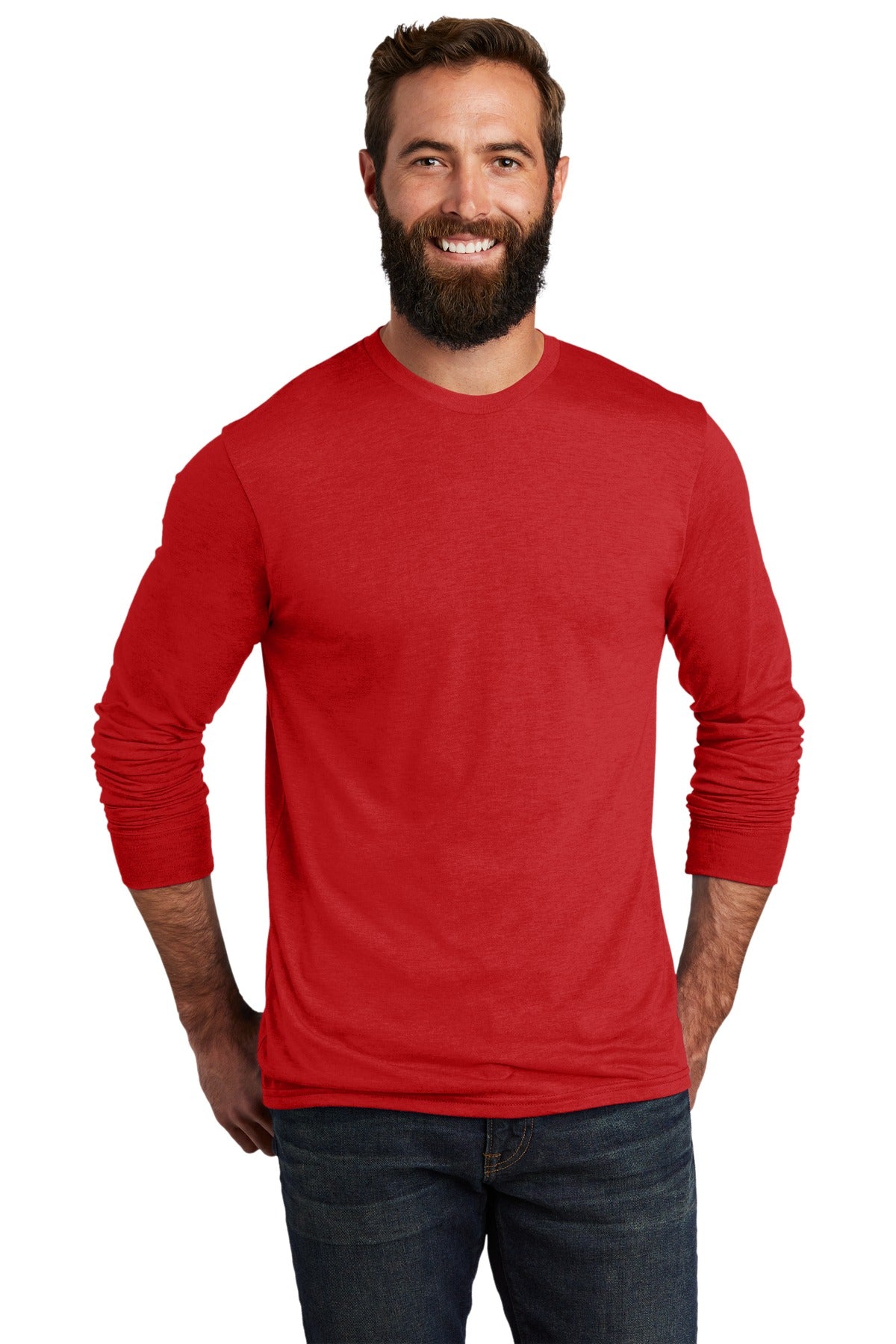 Allmade Men's Tri-Blend Long Sleeve Tee AL6004 Mens Apparel Shirts & Tops