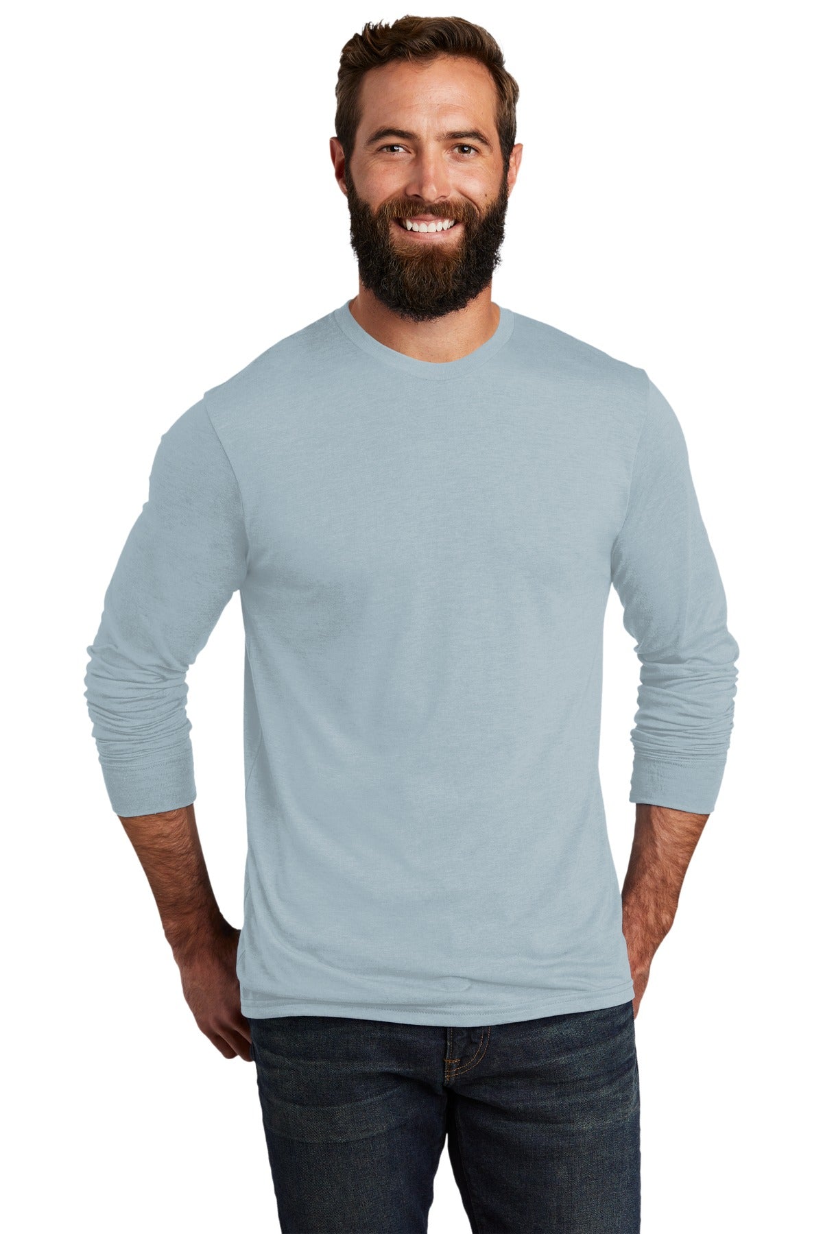 Allmade Men's Tri-Blend Long Sleeve Tee AL6004 Mens Apparel Shirts & Tops