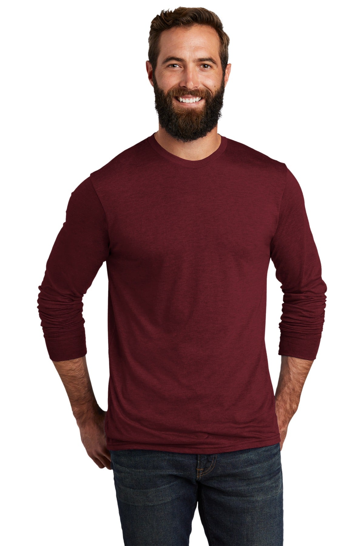 Allmade Men's Tri-Blend Long Sleeve Tee AL6004 Mens Apparel Shirts & Tops