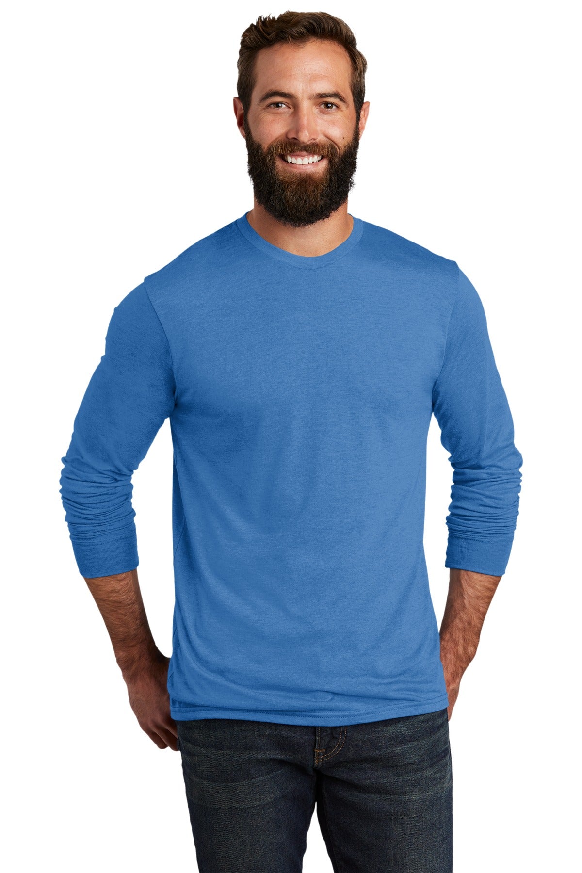 Allmade Men's Tri-Blend Long Sleeve Tee AL6004 Mens Apparel Shirts & Tops