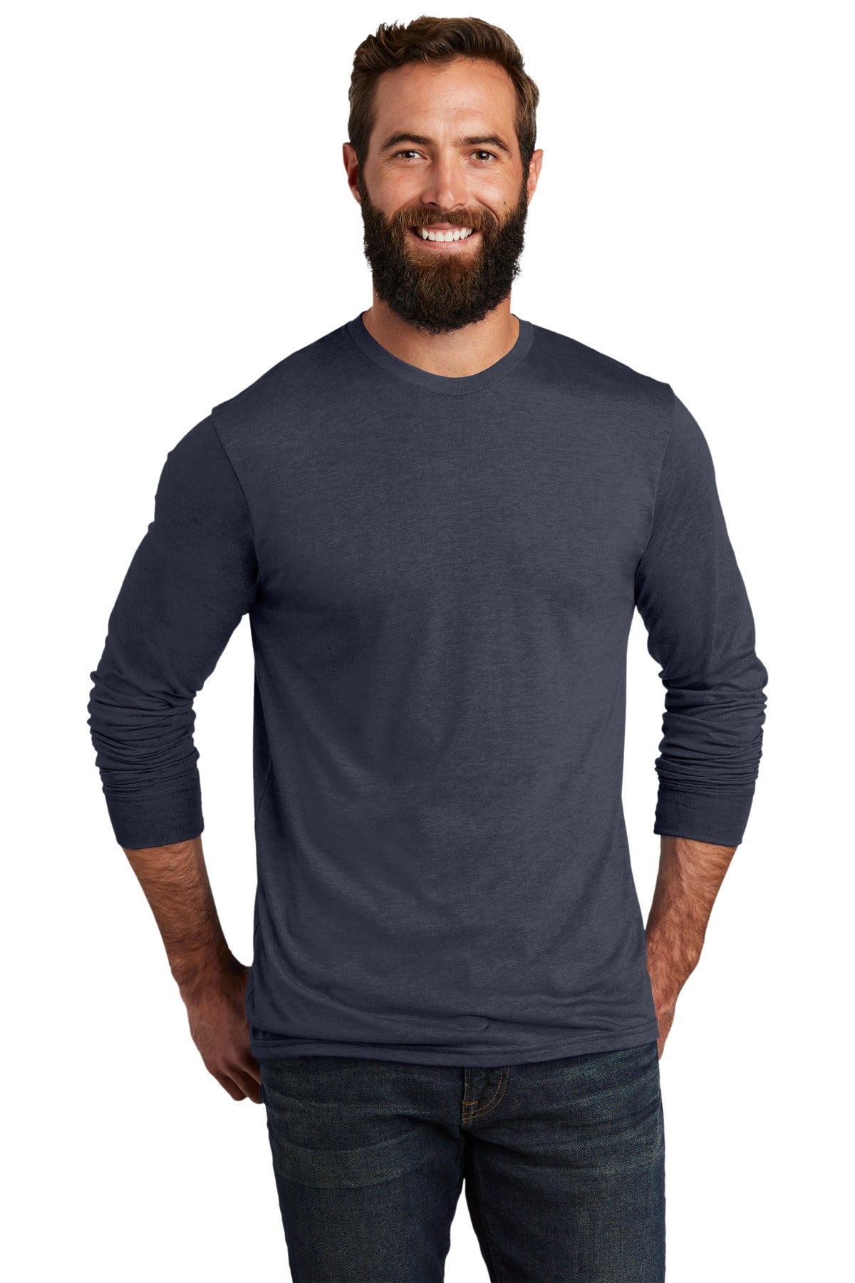Allmade Men's Tri-Blend Long Sleeve Tee AL6004 Mens Apparel Shirts & Tops