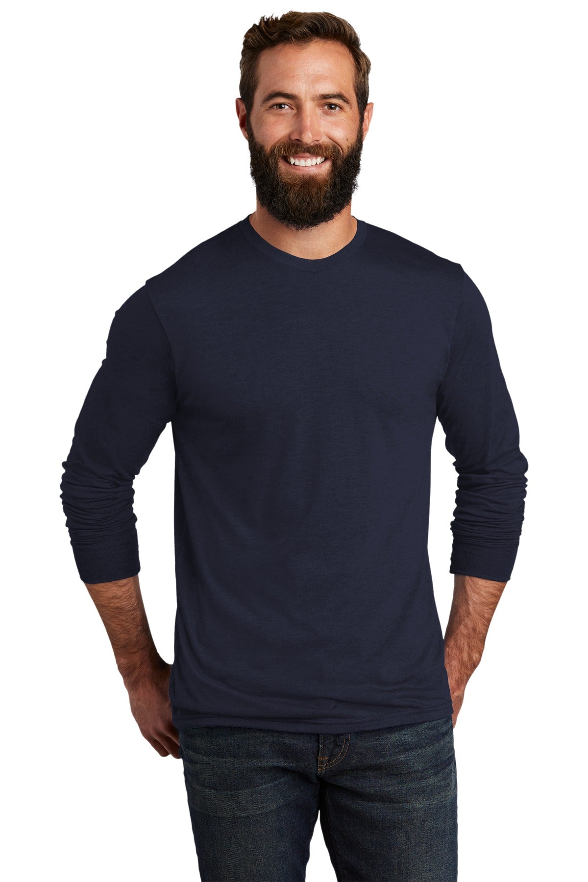 Allmade Men's Tri-Blend Long Sleeve Tee AL6004 Mens Apparel Shirts & Tops