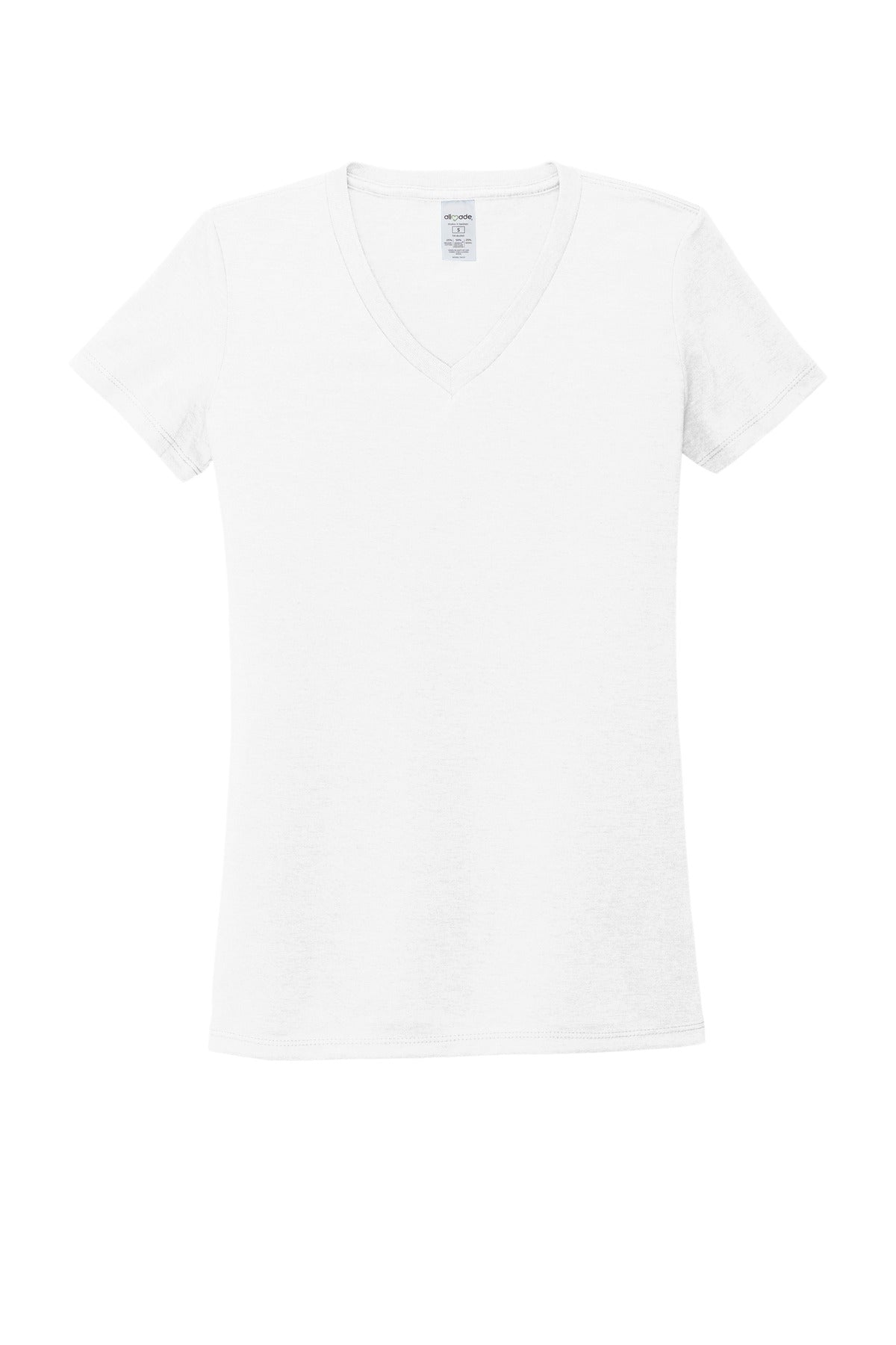 Allmade Women's Tri-Blend V-Neck Tee. AL2018 Womens Apparel Shirts & Tops