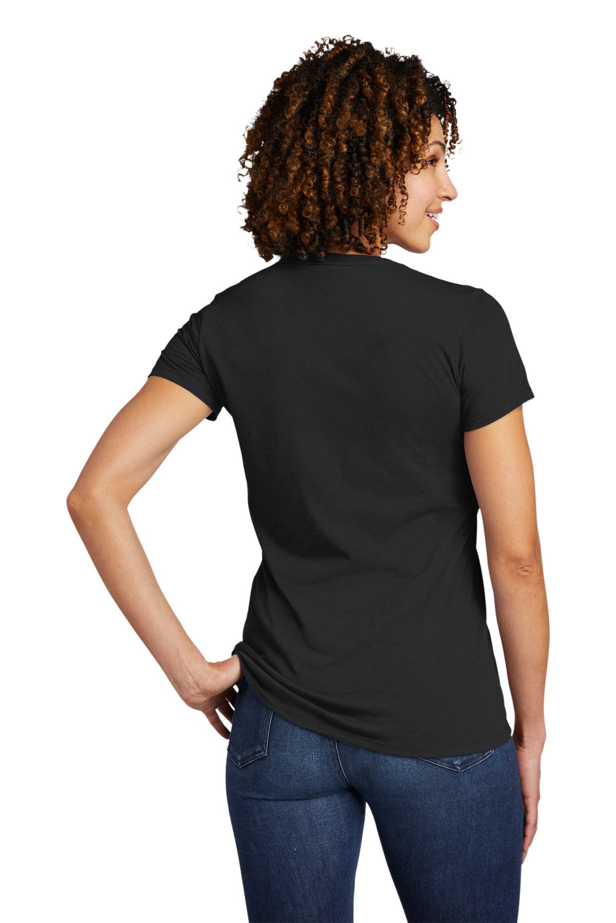 Allmade Women's Tri-Blend V-Neck Tee. AL2018 Womens Apparel Shirts & Tops