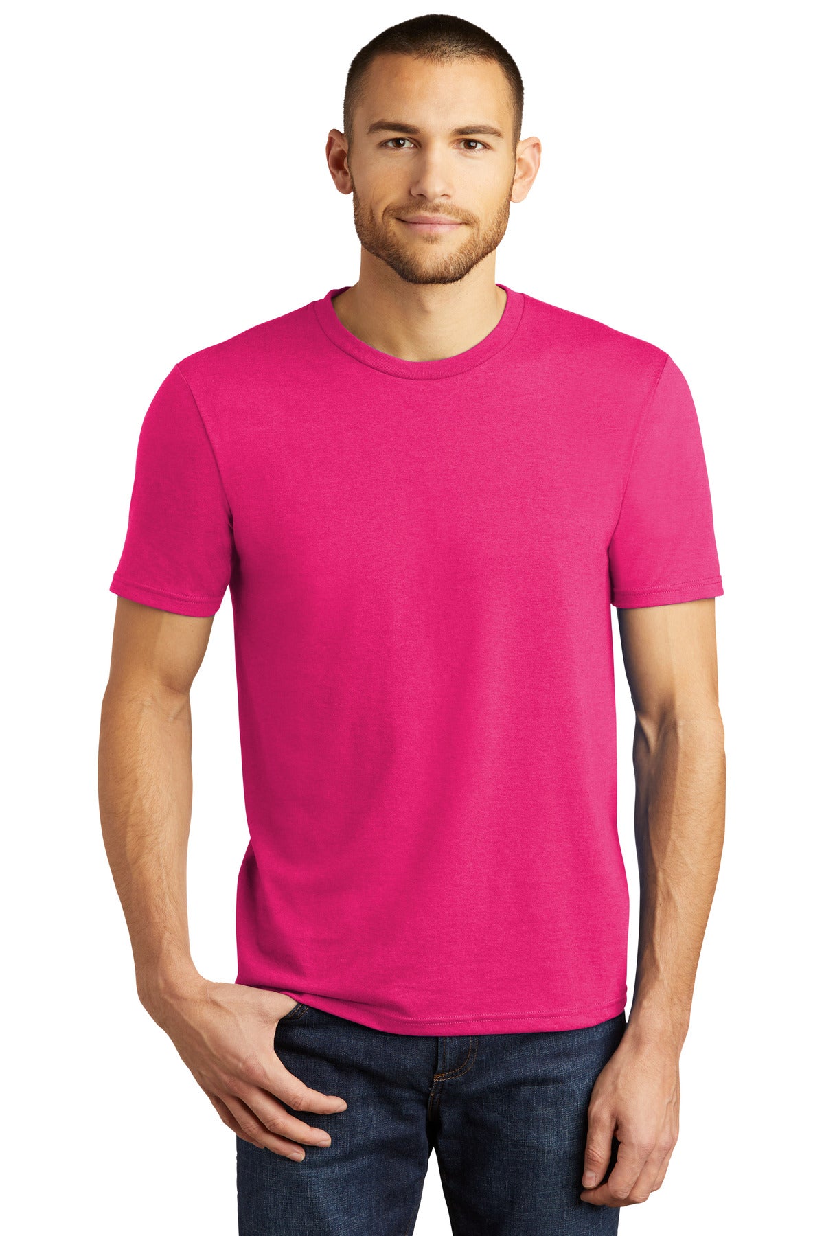 District Men's Perfect Tri Tee. DM130 3 of 3 Mens Apparel Shirts & Tops
