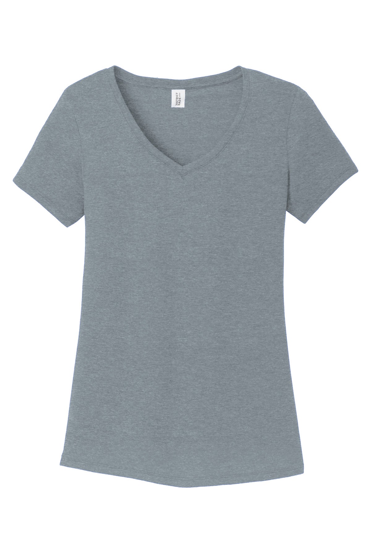 District Women's Perfect Tri V-Neck Tee. DM1350L Womens Apparel Shirts & Tops