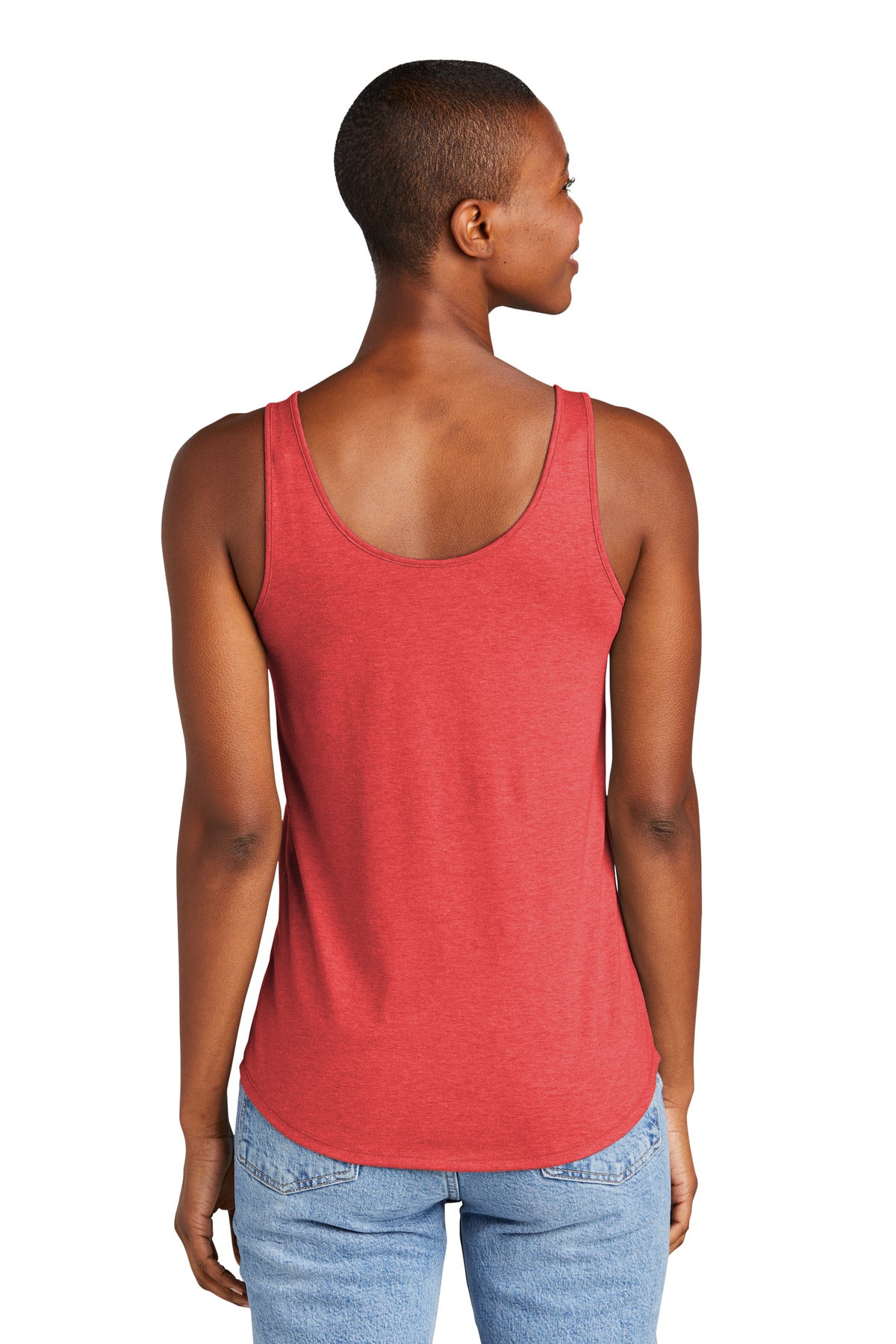 District Women's Perfect Tri Relaxed Tank DT151 Womens Apparel Shirts & Tops