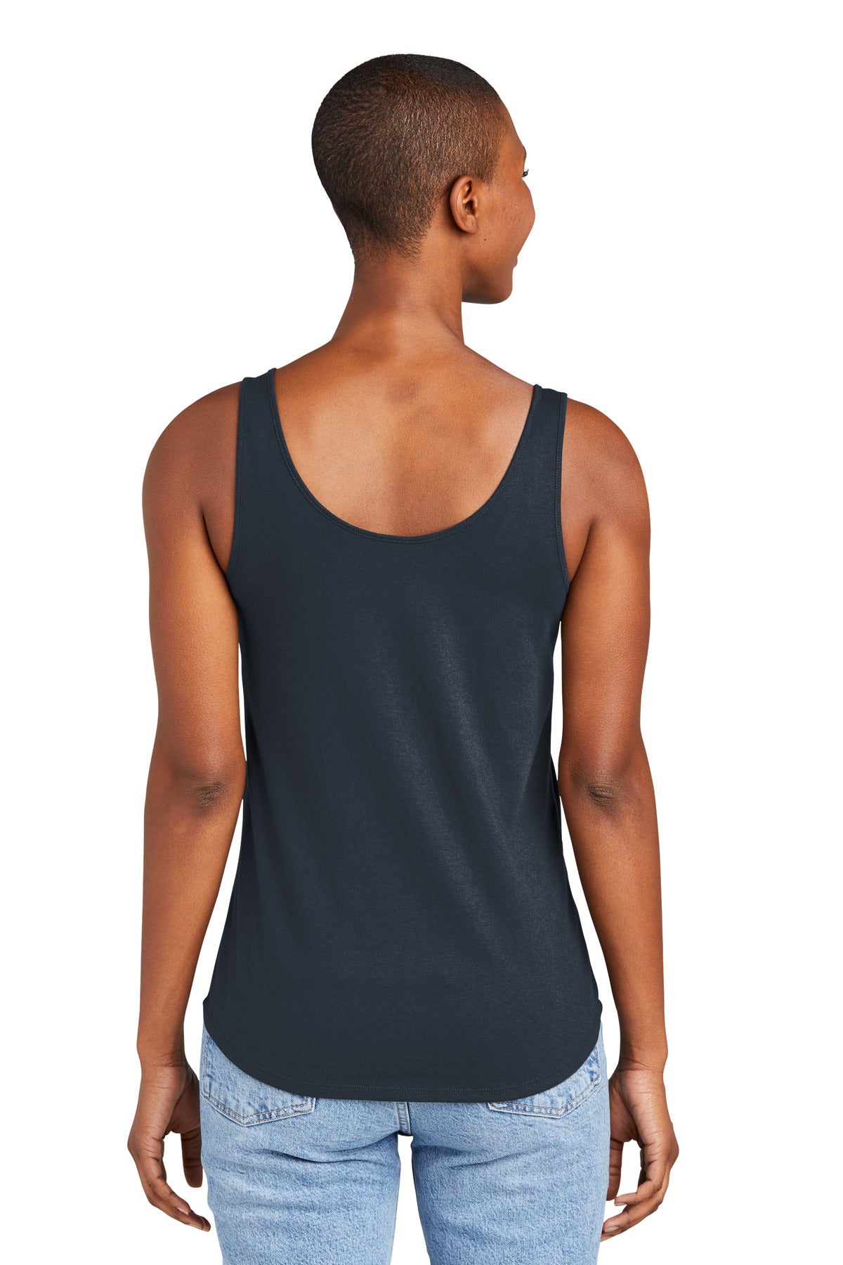 District Women's Perfect Tri Relaxed Tank DT151 Womens Apparel Shirts & Tops