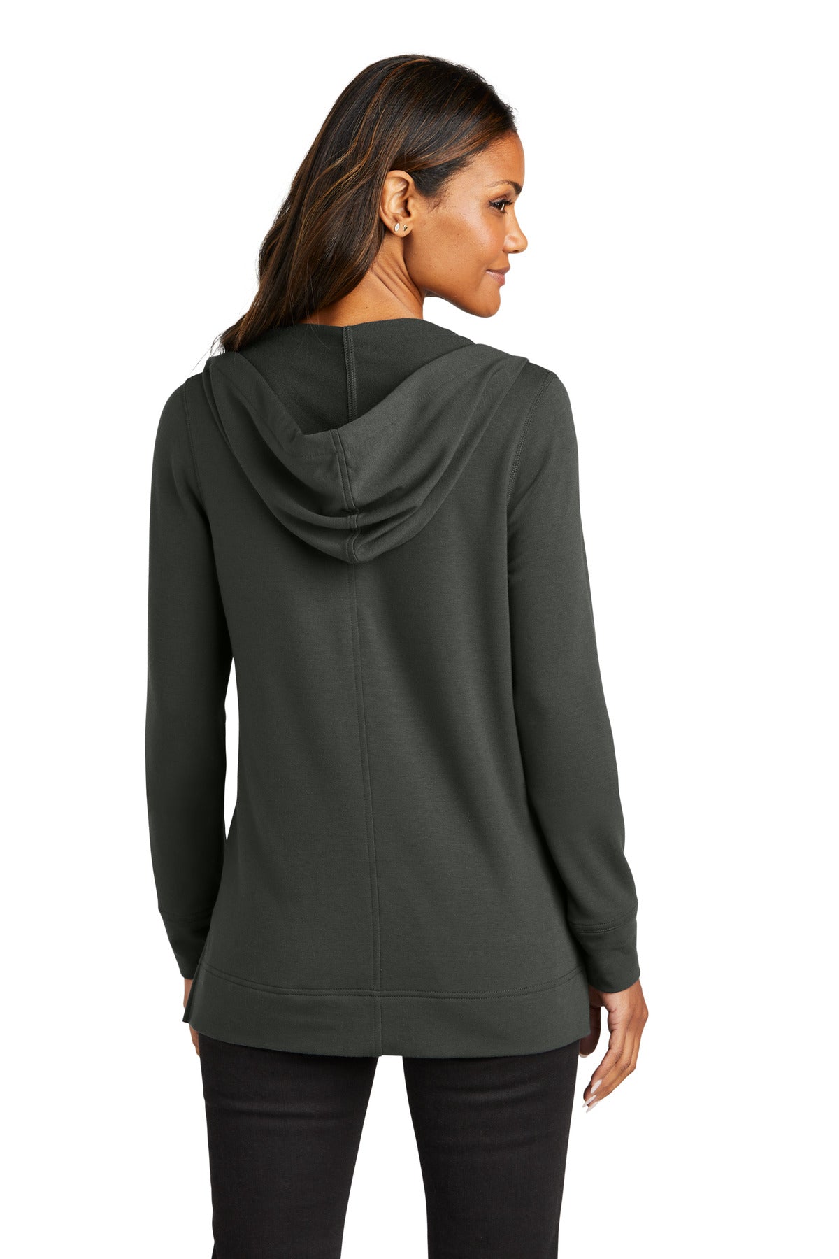 Port Authority Women's Microterry Pullover Hoodie LK826 Womens Apparel Sweatshirts & Fleece