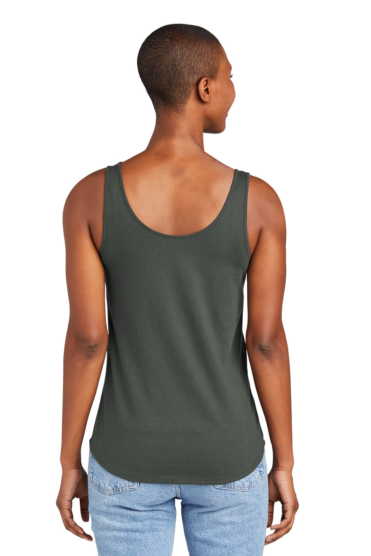 District Women's Perfect Tri Relaxed Tank DT151 Womens Apparel Shirts & Tops