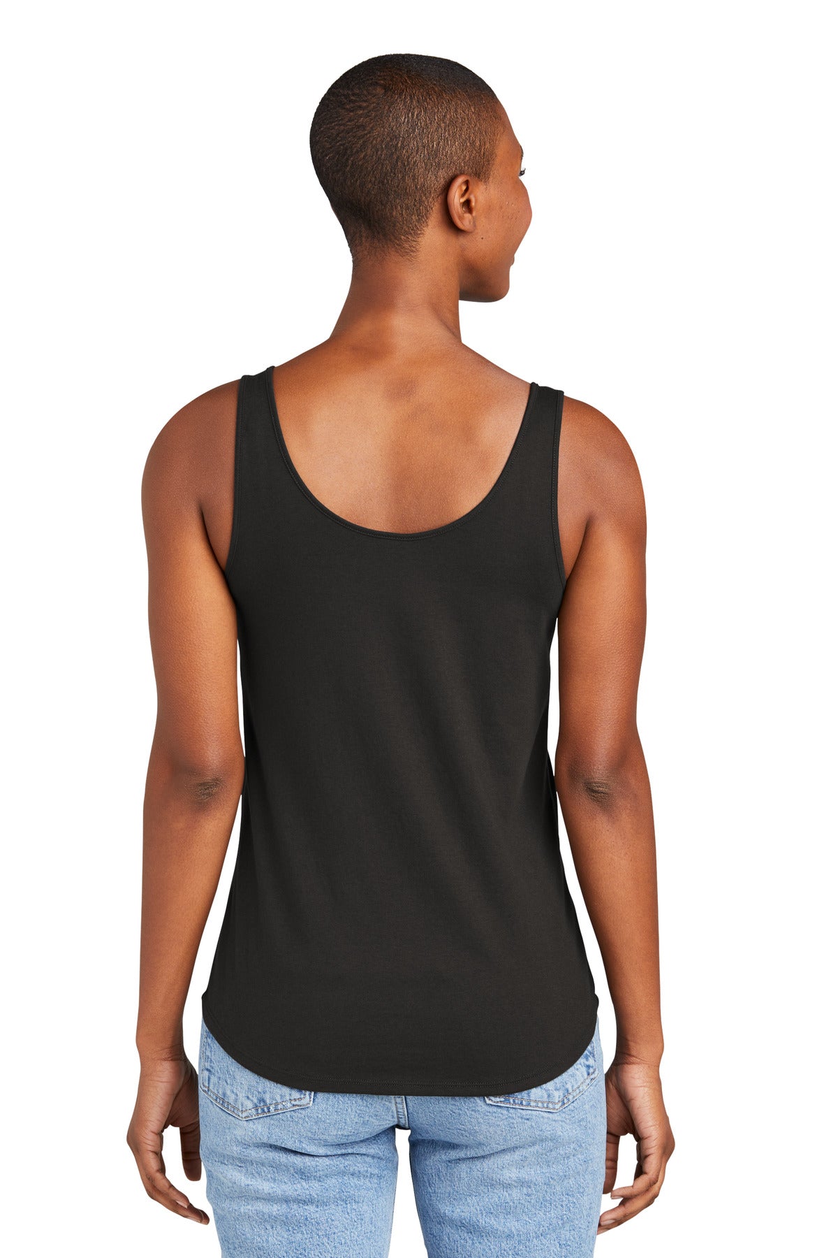 District Women's Perfect Tri Relaxed Tank DT151 Womens Apparel Shirts & Tops