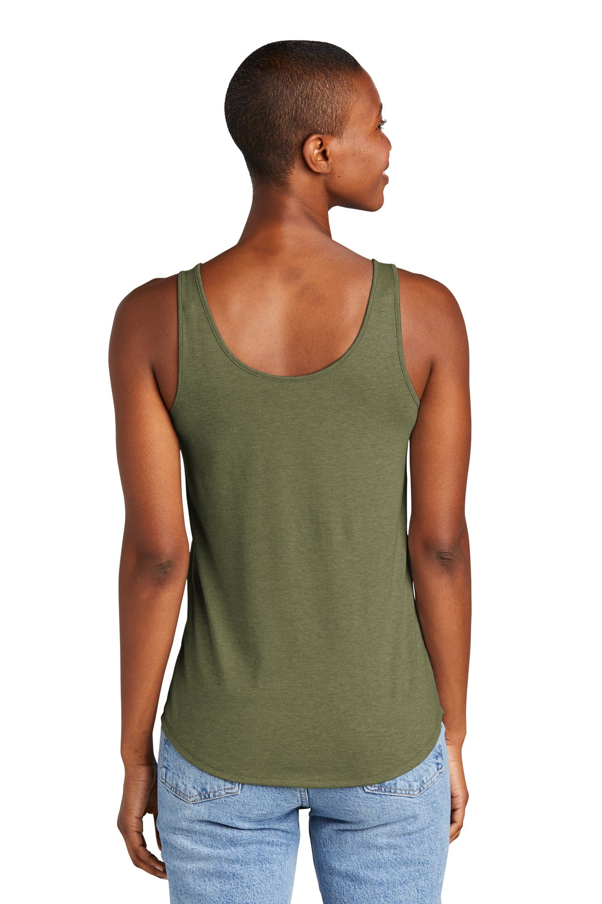 District Women's Perfect Tri Relaxed Tank DT151 Womens Apparel Shirts & Tops