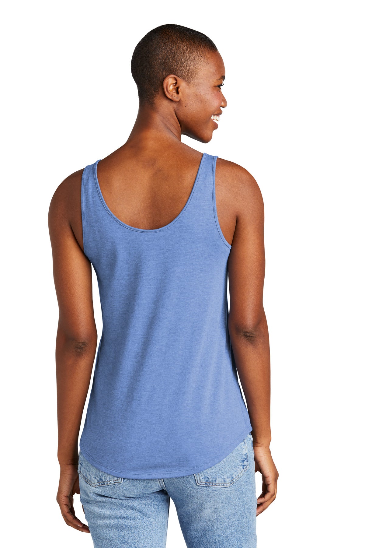 District Women's Perfect Tri Relaxed Tank DT151 Womens Apparel Shirts & Tops