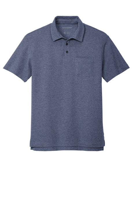 Port Authority Men's C-Free Cotton Blend Pique Pocket Polo Mens Apparel Shirts & Tops