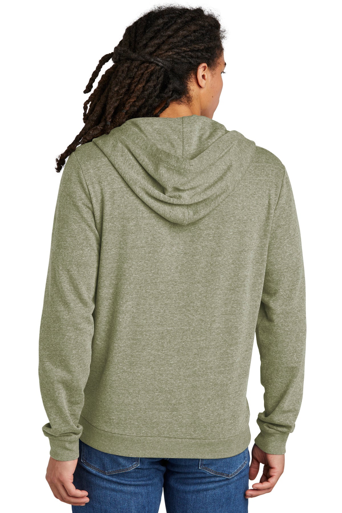 District Men's Perfect Tri Fleece Full-Zip Hoodie Mens Apparel Sweatshirts & Fleece