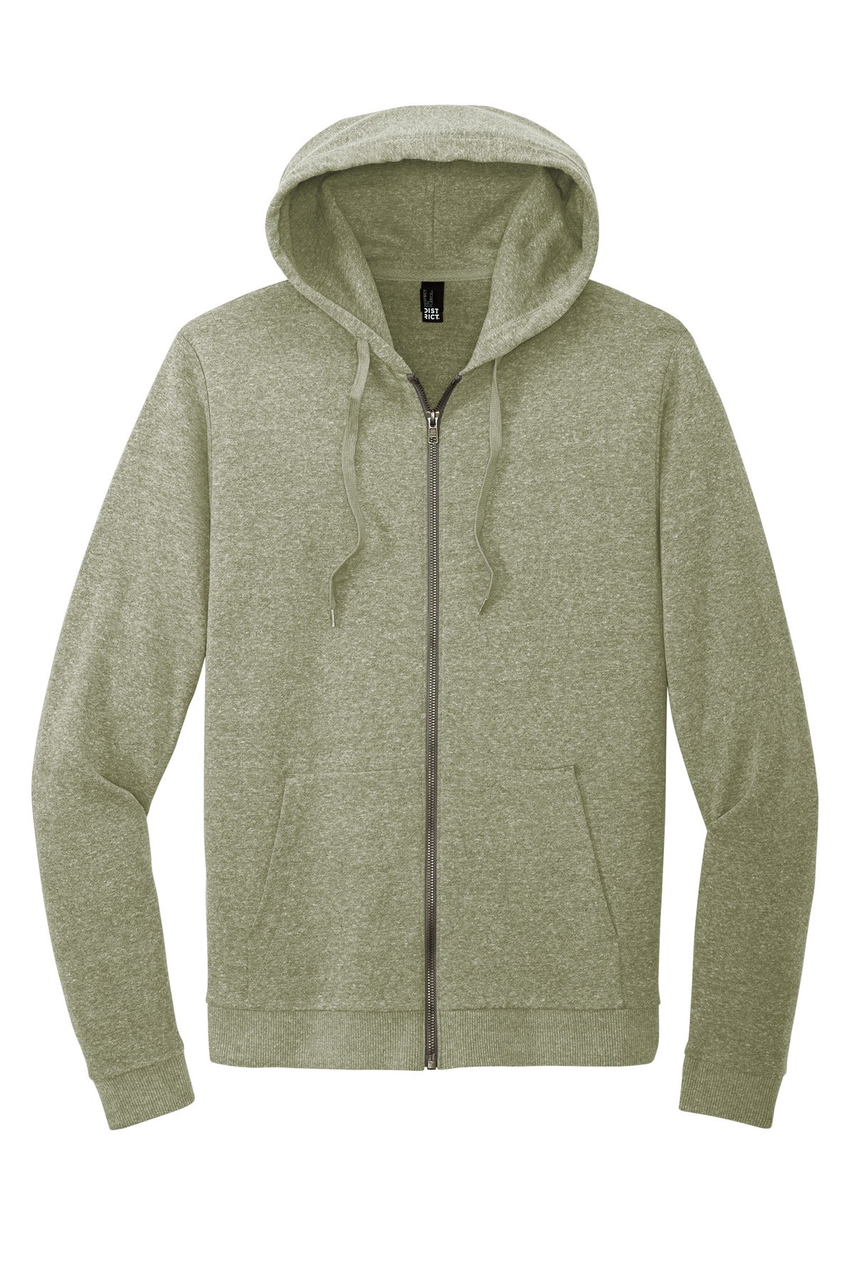 District Men's Perfect Tri Fleece Full-Zip Hoodie Mens Apparel Sweatshirts & Fleece