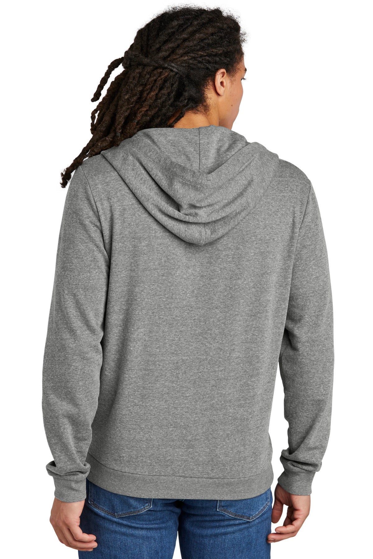 District Men's Perfect Tri Fleece Full-Zip Hoodie Mens Apparel Sweatshirts & Fleece