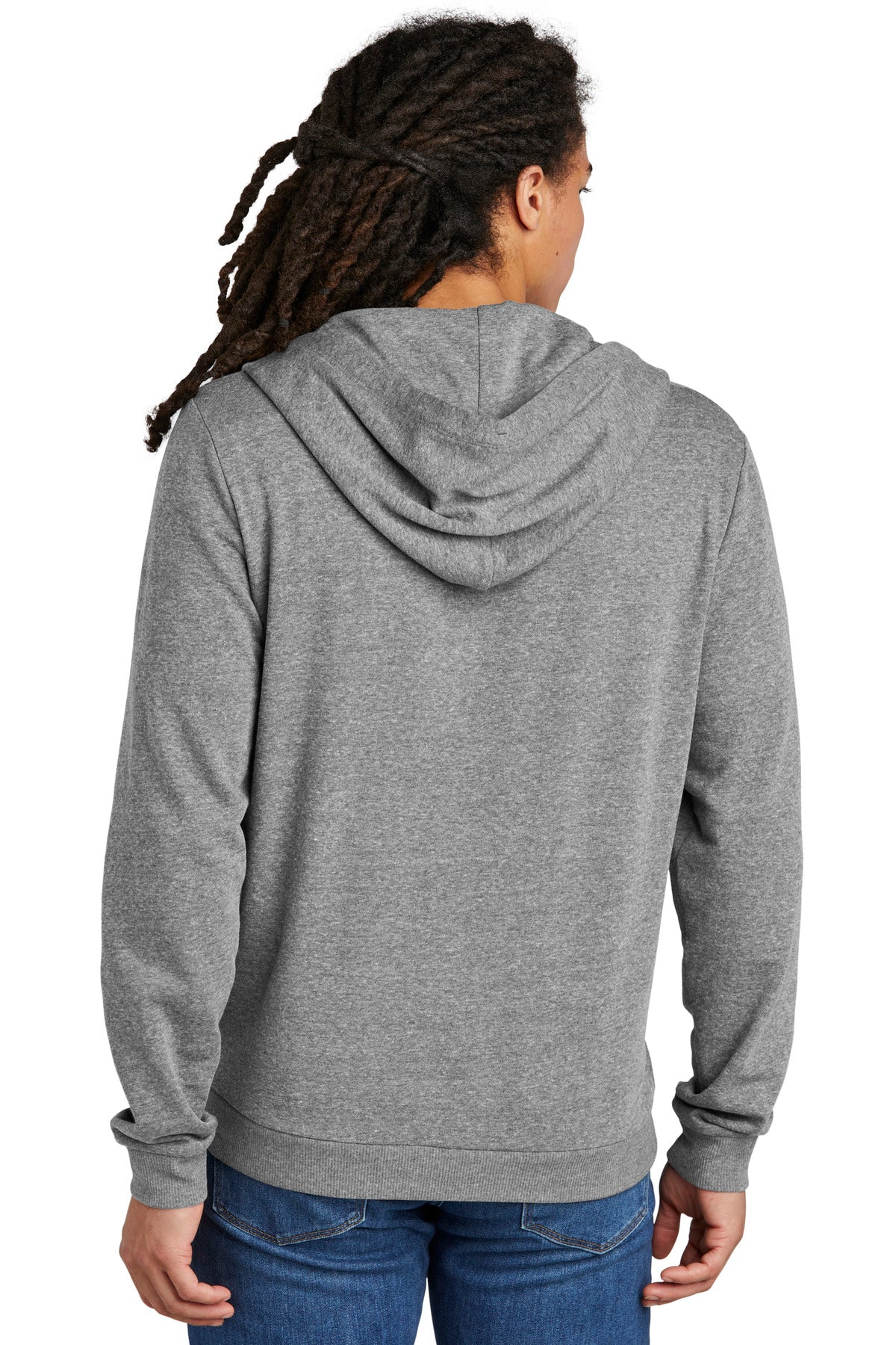 District Men's Perfect Tri Fleece Full-Zip Hoodie Mens Apparel Sweatshirts & Fleece