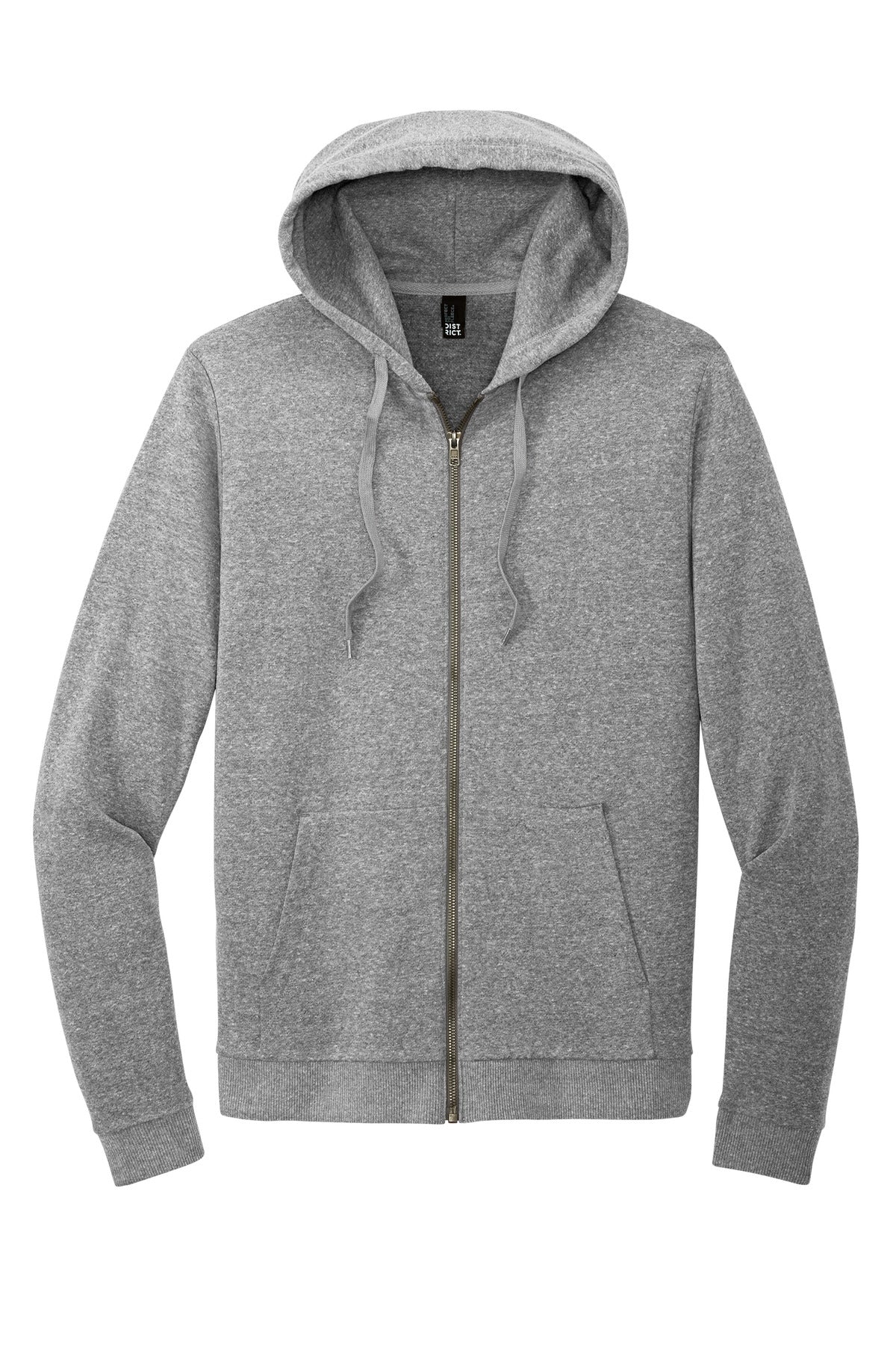 District Men's Perfect Tri Fleece Full-Zip Hoodie Mens Apparel Sweatshirts & Fleece