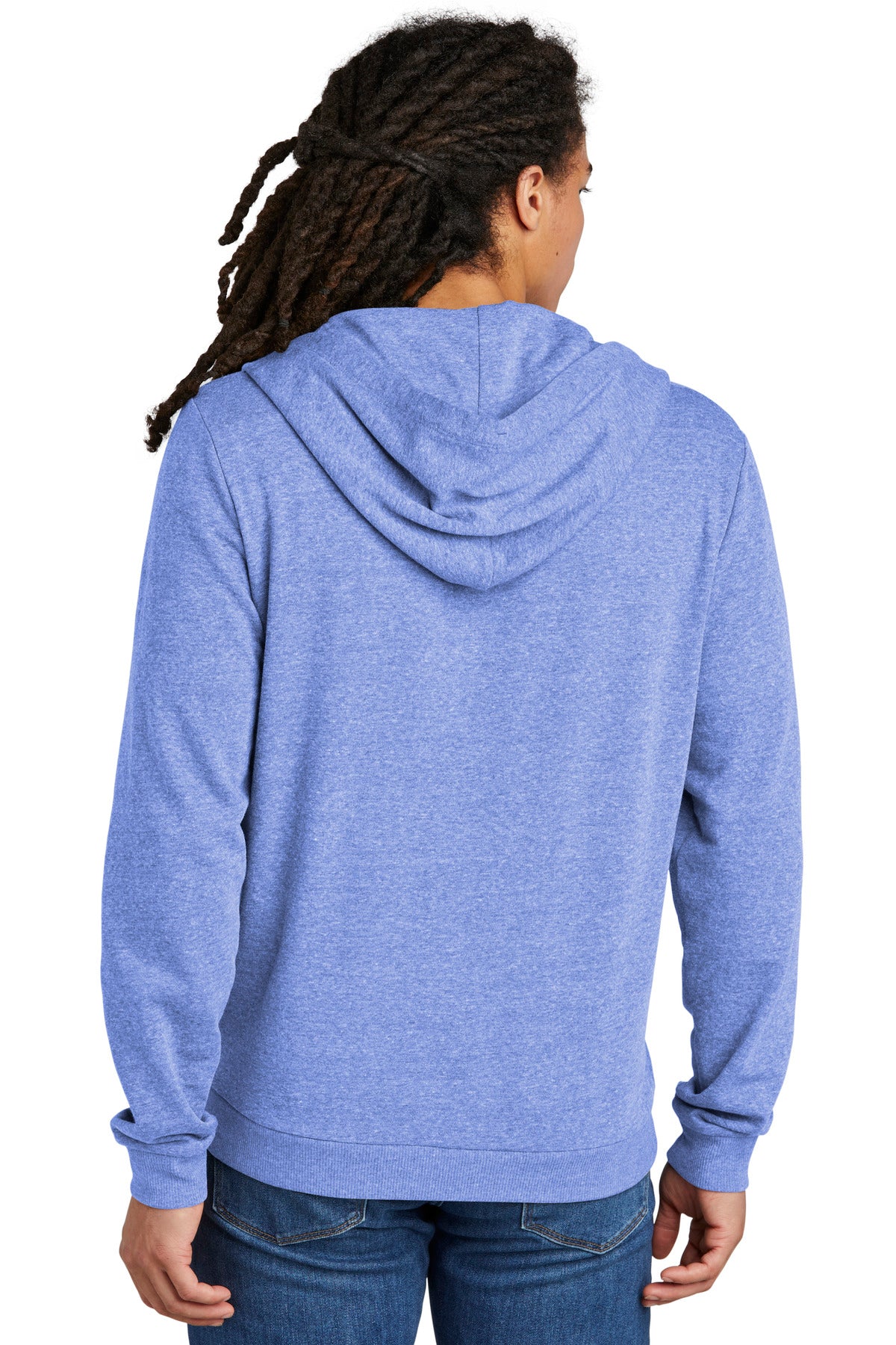 District Men's Perfect Tri Fleece Full-Zip Hoodie Mens Apparel Sweatshirts & Fleece
