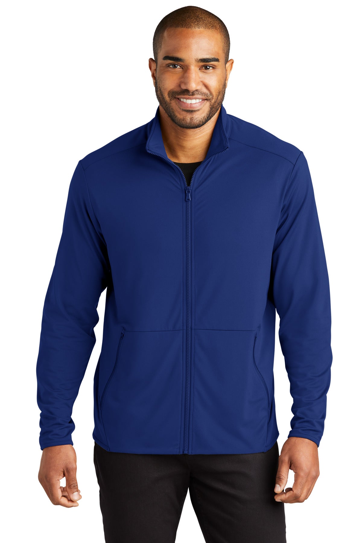 Port Authority Men's Accord Stretch Fleece Full-Zip Mens Apparel Jackets & Vests
